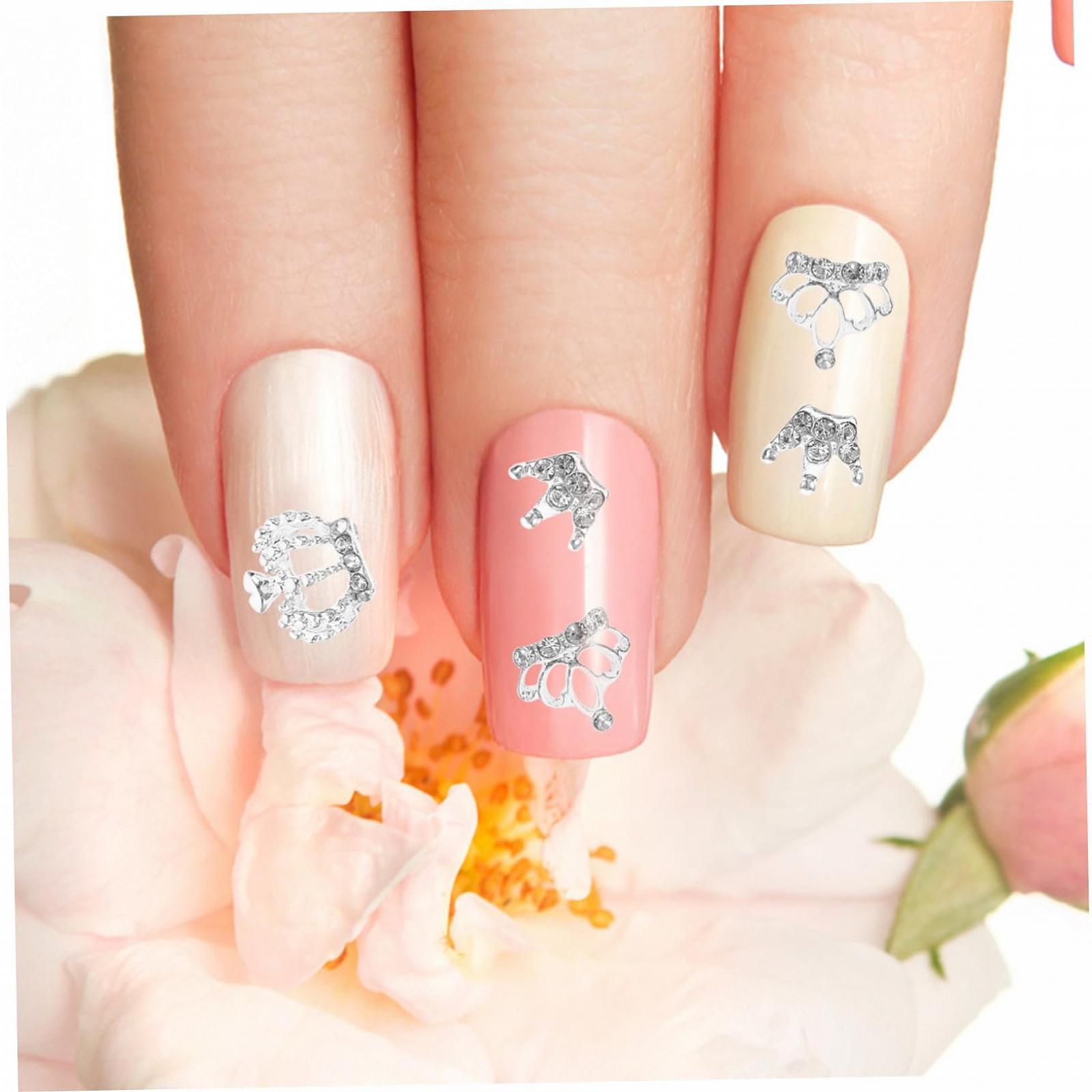 Украшение для ногтей Корона 3D, 12 шт, фото №7