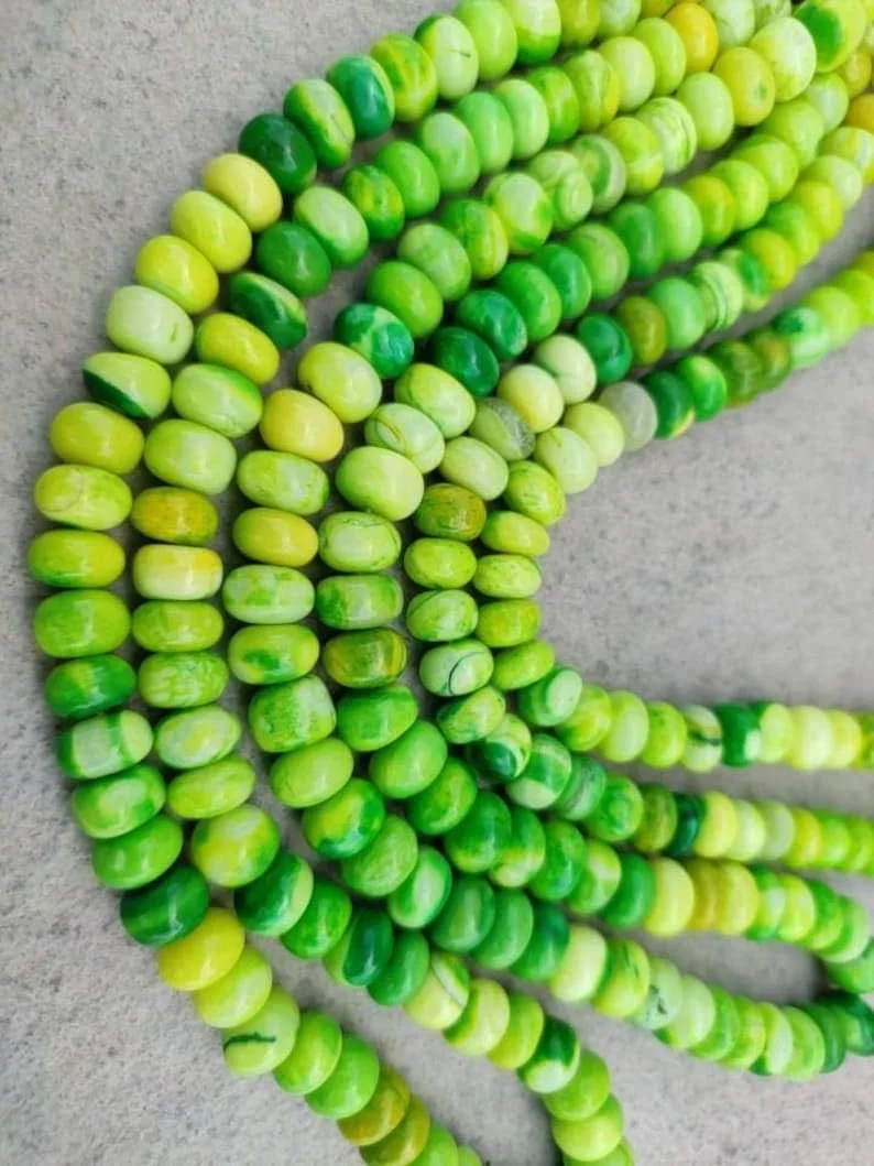 Бусины Опал круглые гладкие 7.5-8 мм, фото №1