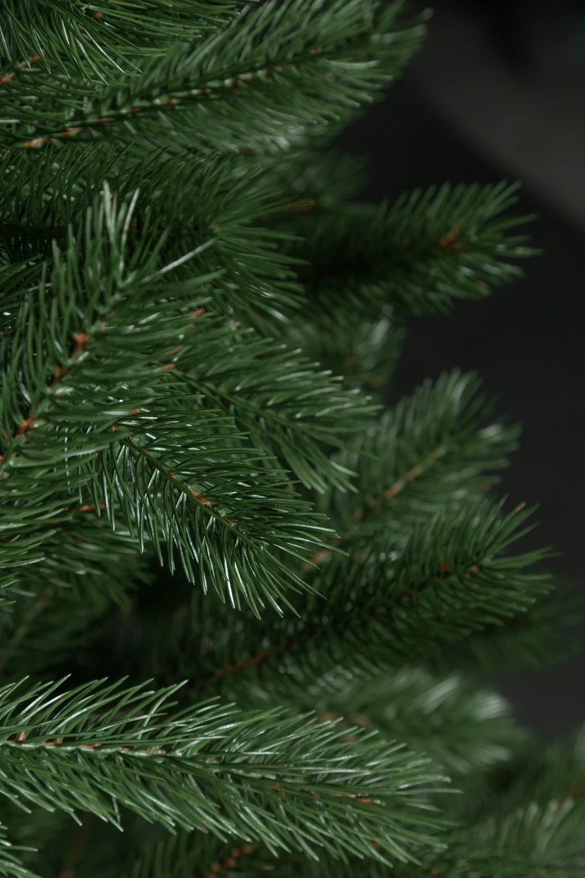 🎄 Ялинка штучна "Буковельська Зелена Блакитна Засніжена V8" Ялинка лита, фото №3