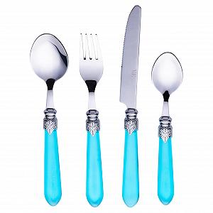 Купити Набір столових приборів Imperial Ocean 24 предмети нержавіюча сталь синій - Фото 1 Набір столових приборів Imperial Ocean 24 предмети нержавіюча сталь синій - Фото 1