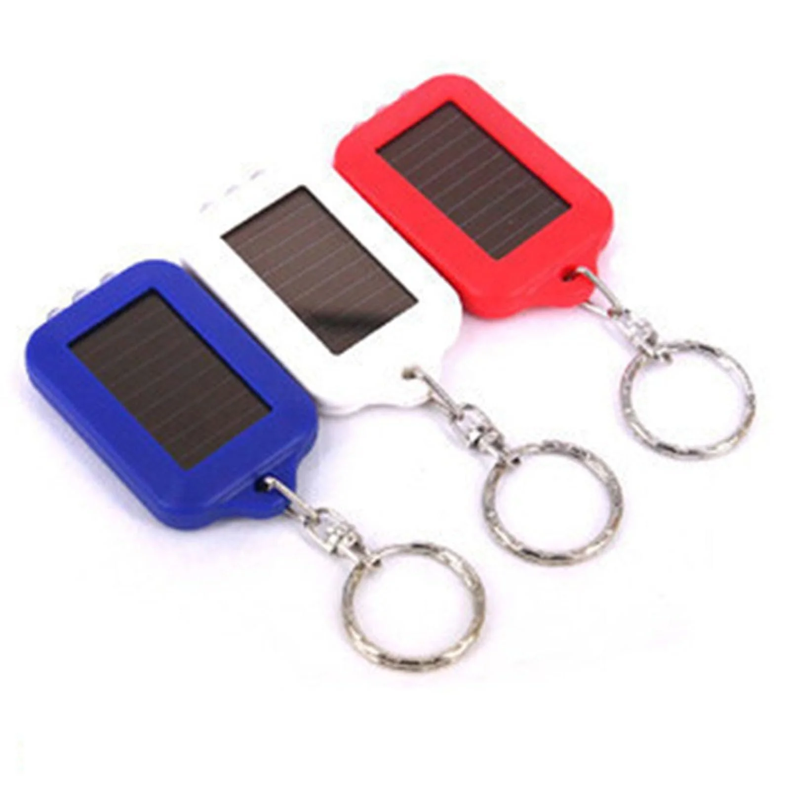 Фонарик брелок Solar Power, солнечный, портативный, текстура пластик, идеально подходит для освещения, LED, фото №6