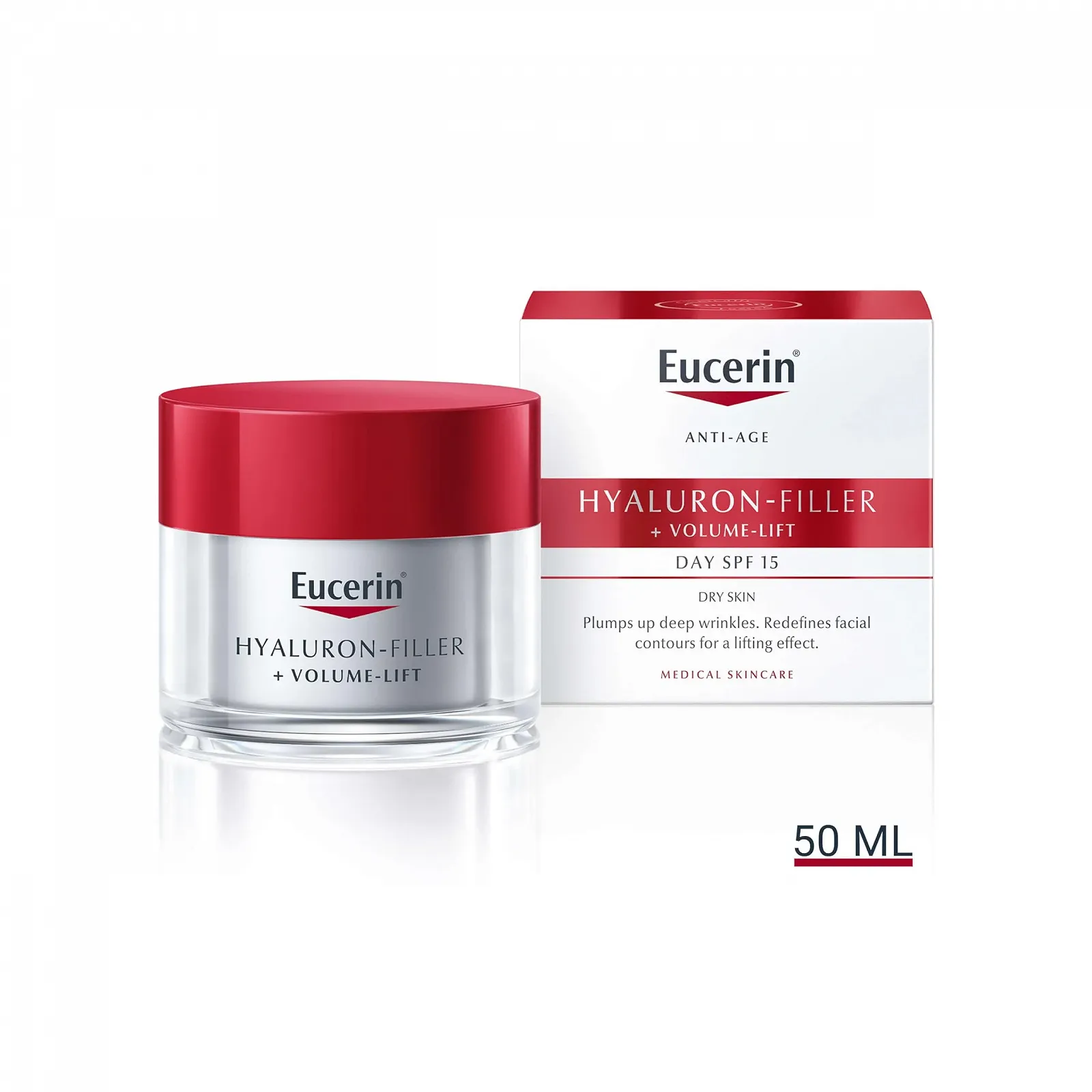 Денний крем Eucerin Volume-Filler для сухої шкіри, 50 мл, фото №1 Денний крем Eucerin Volume-Filler для сухої шкіри, 50 мл, фото №1
