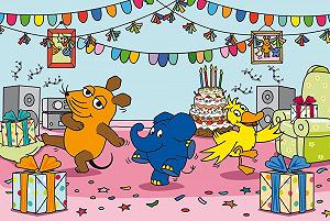 Детский пазл Schmidt Spiele The Mouse Elefantastic Party 100 элементов - Фото 1