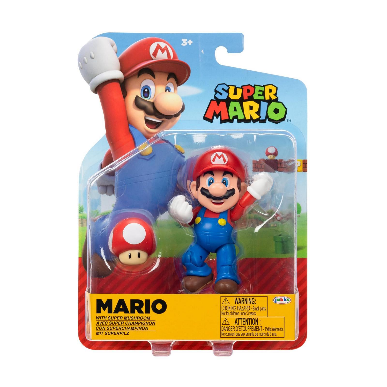 Фігурка Nintendo Super Mario з грибом Power Up 10 см, фото №5