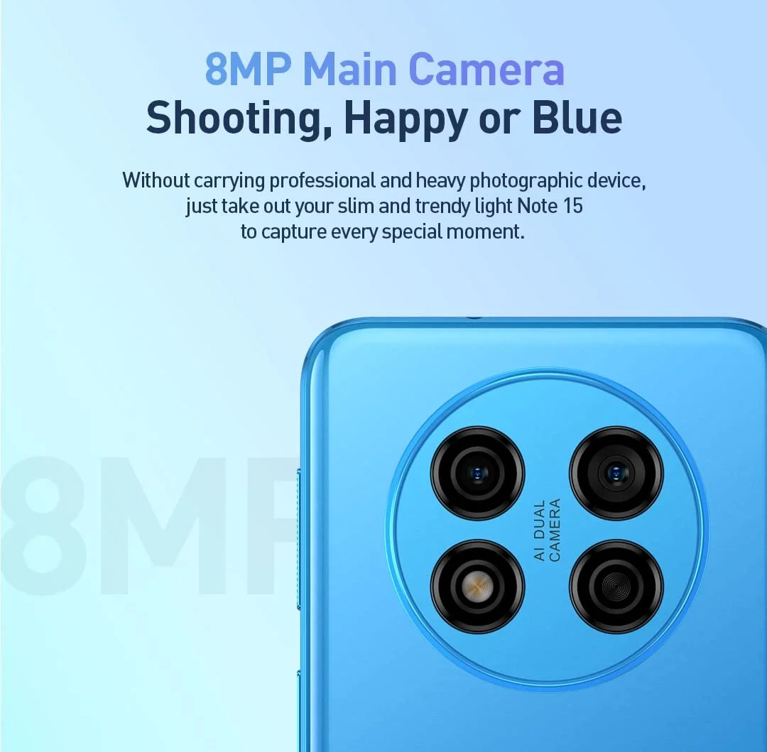 Смартфон Ulefone Note 15 5GB+32GB Black, фото №5