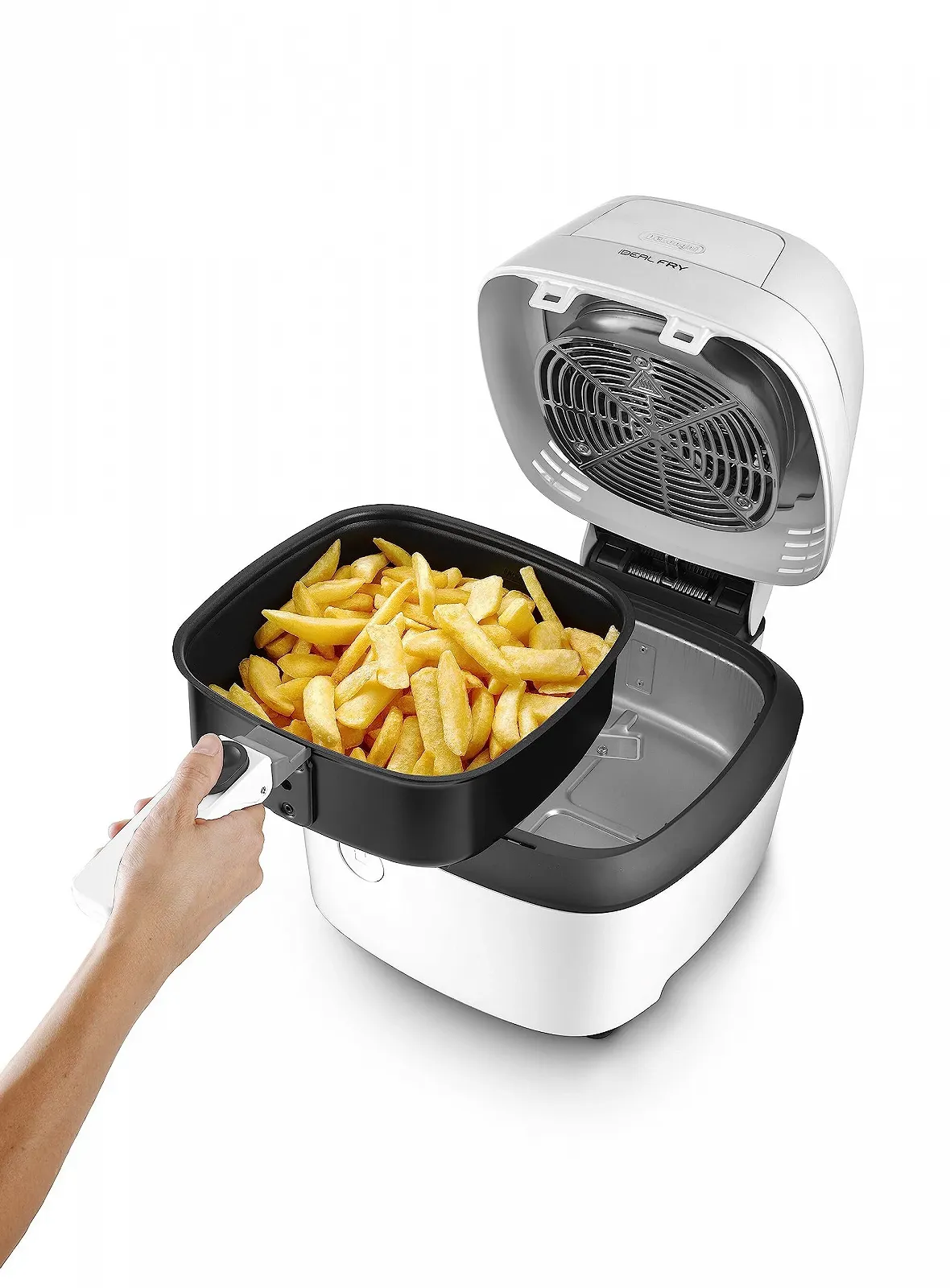 Мультипіч De'Longhi IDEALFRY FH2101.W 1 кг 3.9 л Механічна Біла, фото №4