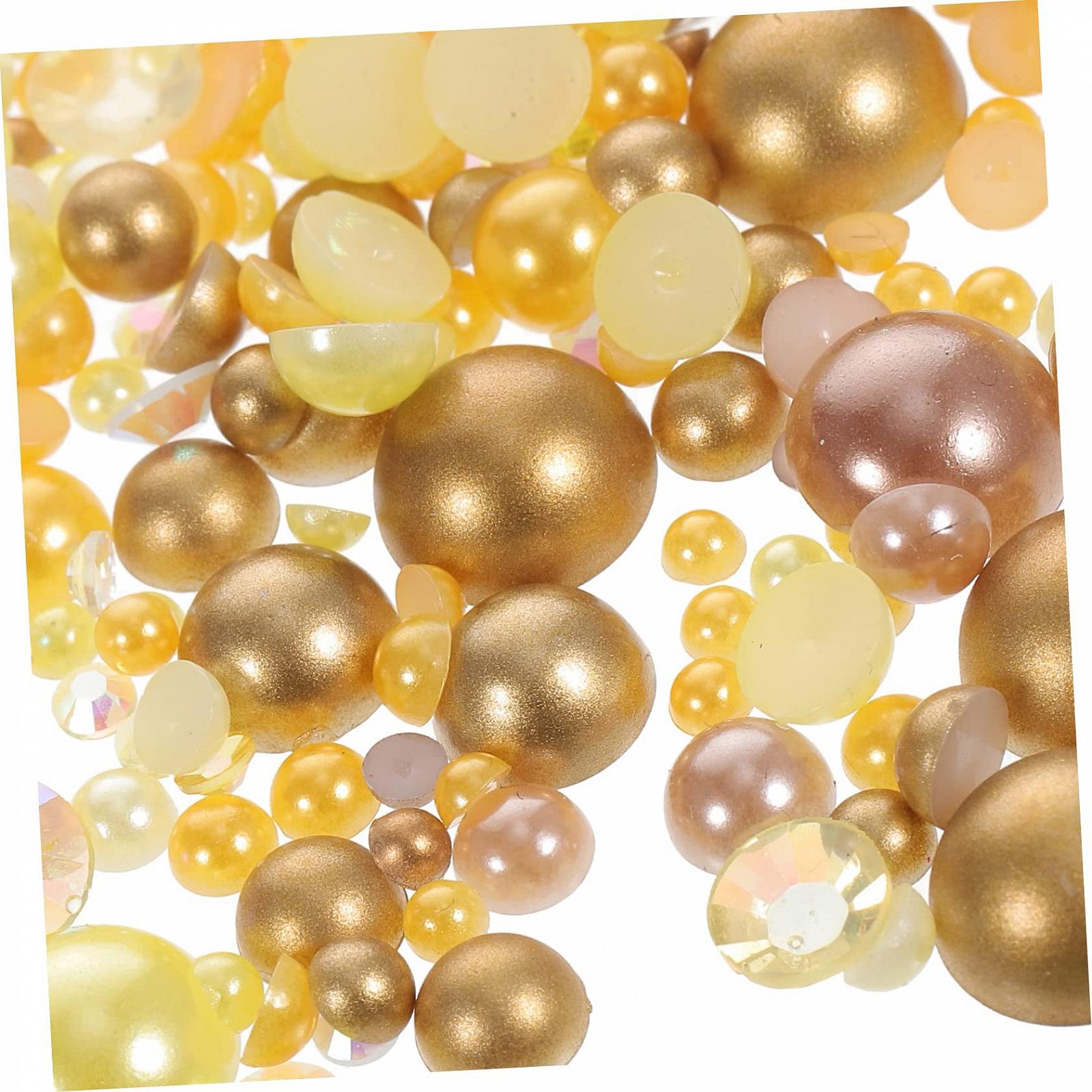 STOBOK, напівкруглі штучні перлини, стрази, аксесуари, фото №2