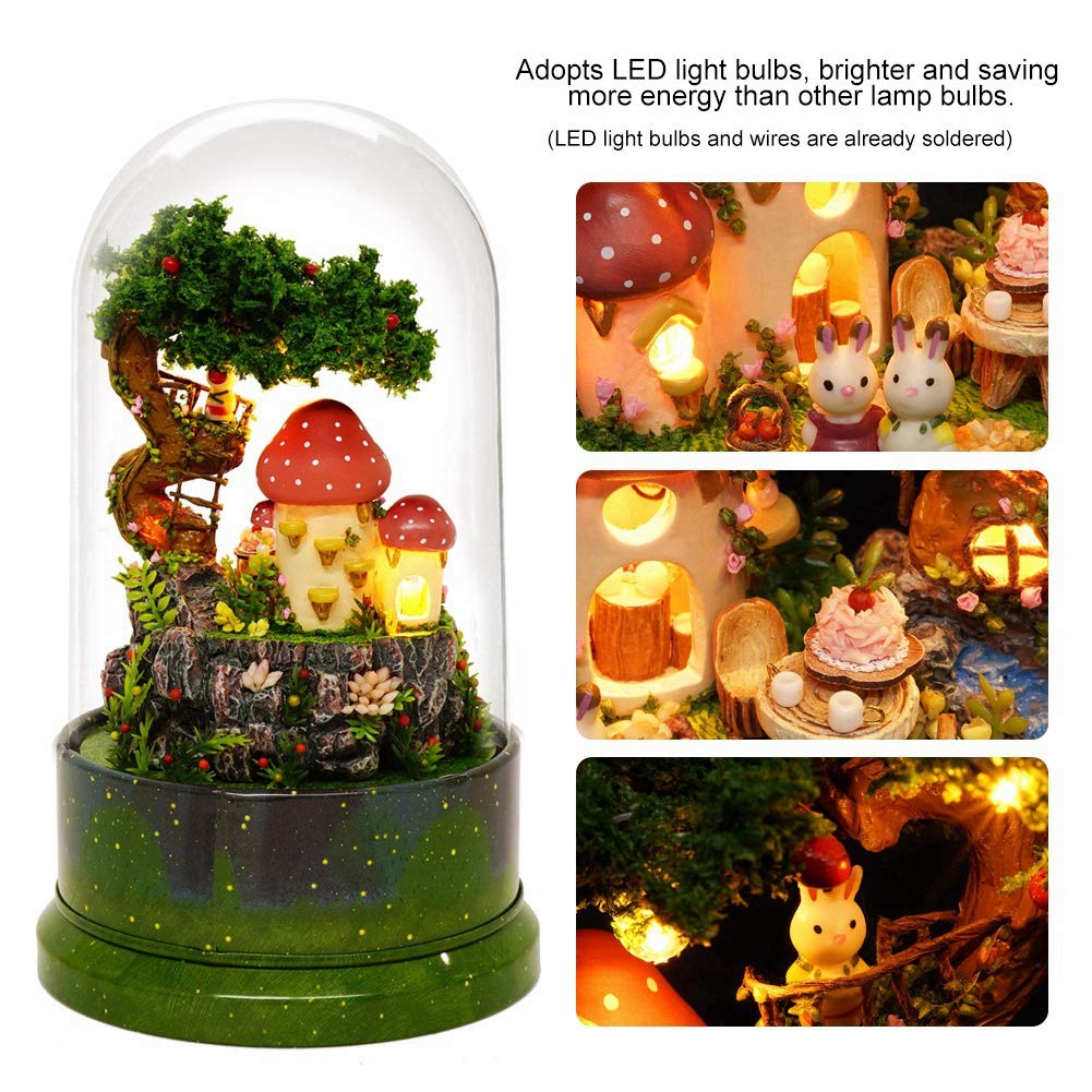 Конструктор Ляльковий Будинок Дерев'яний Набір Меблів Сад Щоденник Музична Шкатулка З Вращающимся Пилозахисним Покриттям LED Лампочка Романтичний Креативний Подарунок Для Дівчатok Подарунок Іграшка, фото №3 Конструктор Ляльковий Будинок Дерев'яний Набір Меблів Сад Щоденник Музична Шкатулка З Вращающимся Пилозахисним Покриттям LED Лампочка Романтичний Креативний Подарунок Для Дівчатok Подарунок Іграшка, фото №3