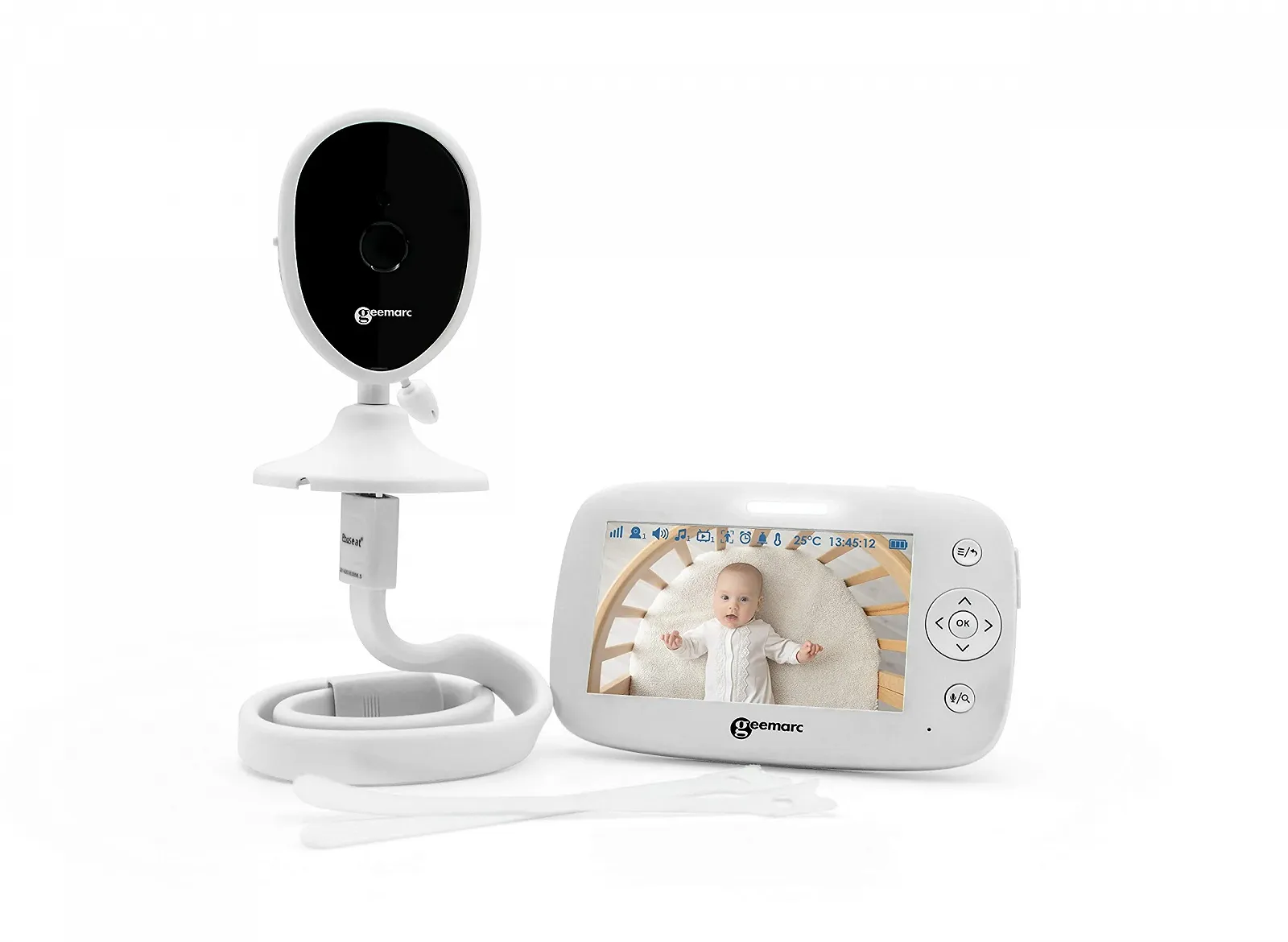 Відеоняня Geemarc Amplicall Sentinel 95 dB Vibration Colour Display Sensor FR, фото №4