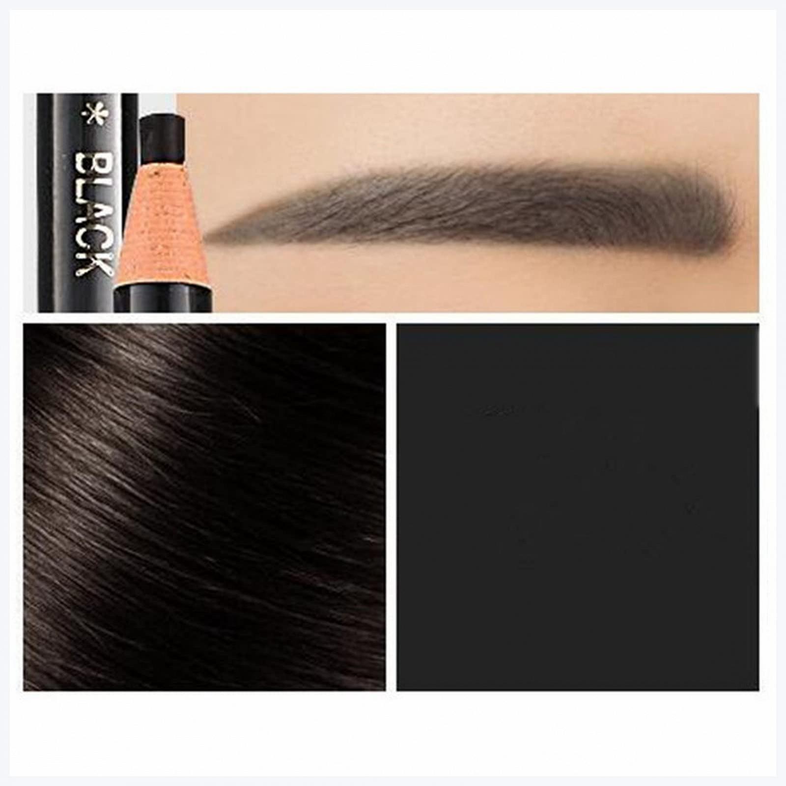 Карандаш для бровей Eyebrow Pencil Waterproof Черный, фото №1