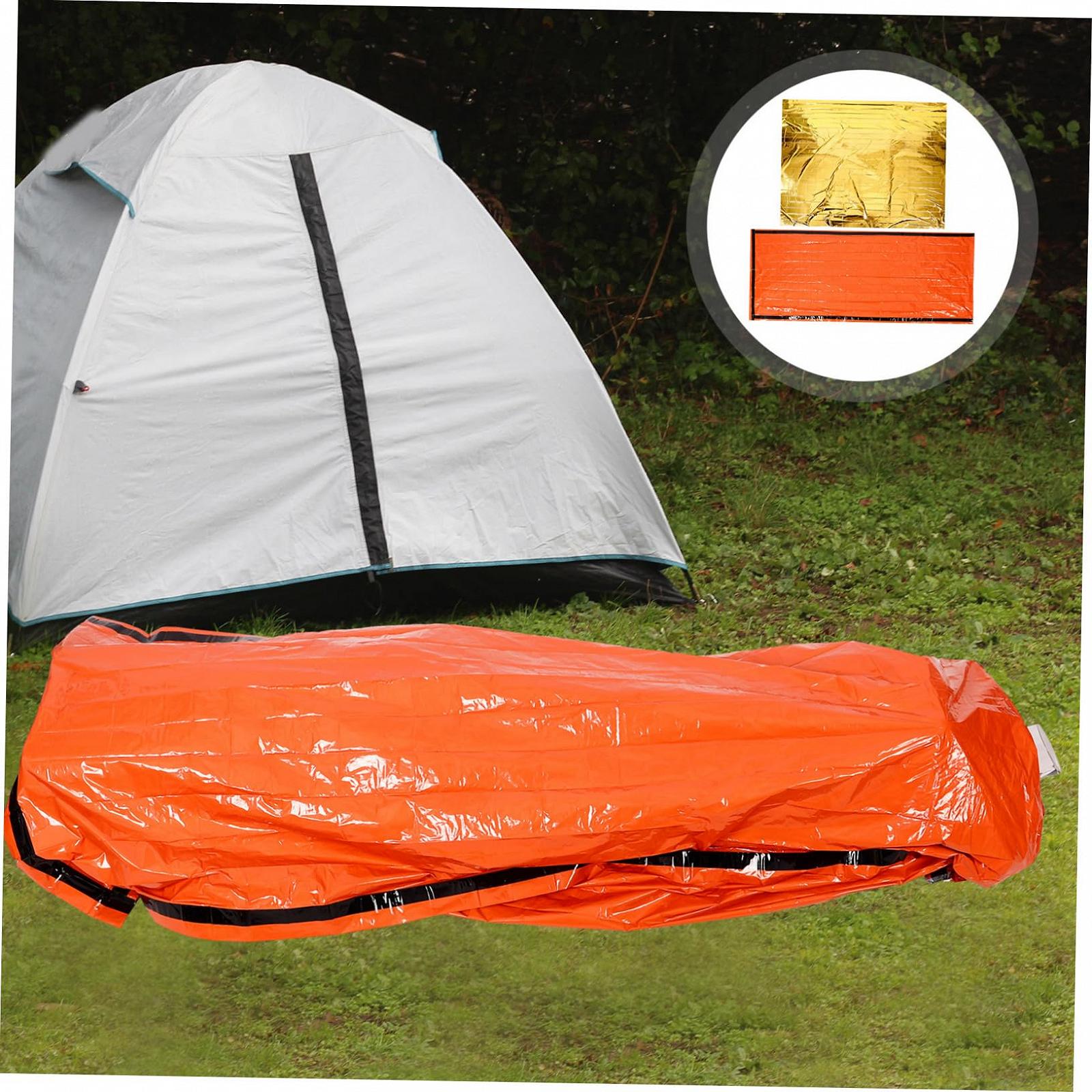 Декілька VANZACK 5 ізольованих спальних мішків термо покривал алюмінієва фольга, фото №2