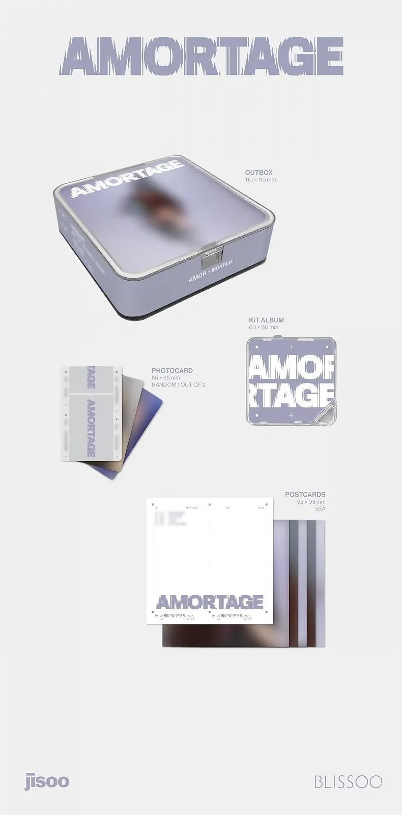 Мини-альбом JI-SOO Earthquake [AMORTAGE] (App Ver) Набор фотокарточек, фото №3