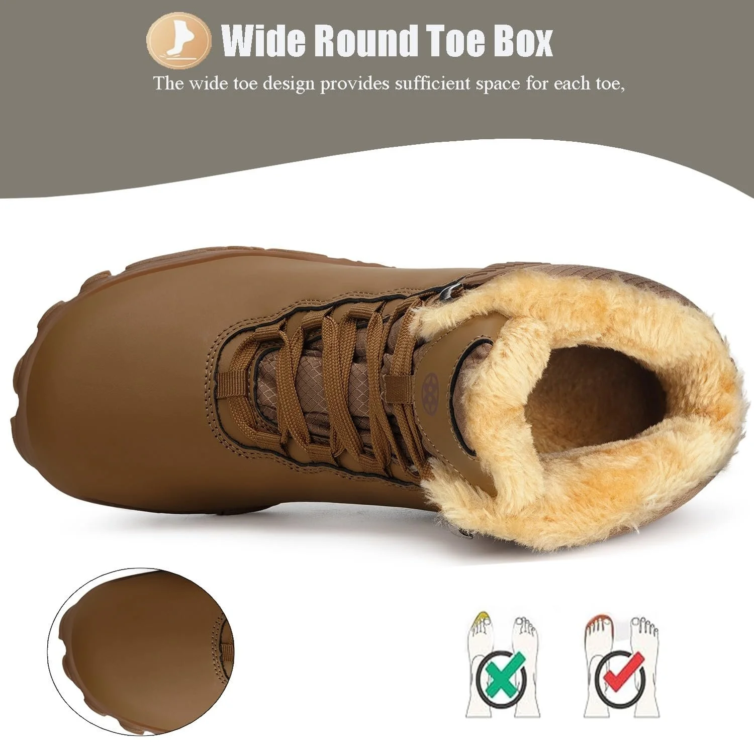 Чоловічі/Жіночі зимові черевики Sisttke Barfußschuhe, фото №3