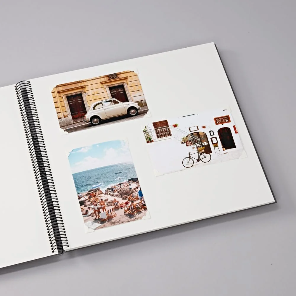 Альбом спиральный Semikolon Economy Large 34.5 x 33.2 см, 50 страниц, кремово-белый, серый камень лавы, фото №4 Альбом спиральный Semikolon Economy Large 34.5 x 33.2 см, 50 страниц, кремово-белый, серый камень лавы, фото №4