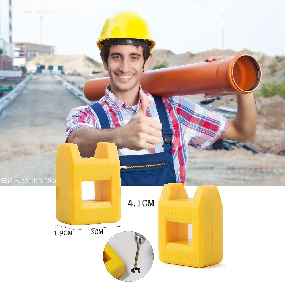 Викрутки WUBAYI Small Screwdriver Set 14 шт. з пінцетами магнітизатором та сумкою для зберігання, фото №5