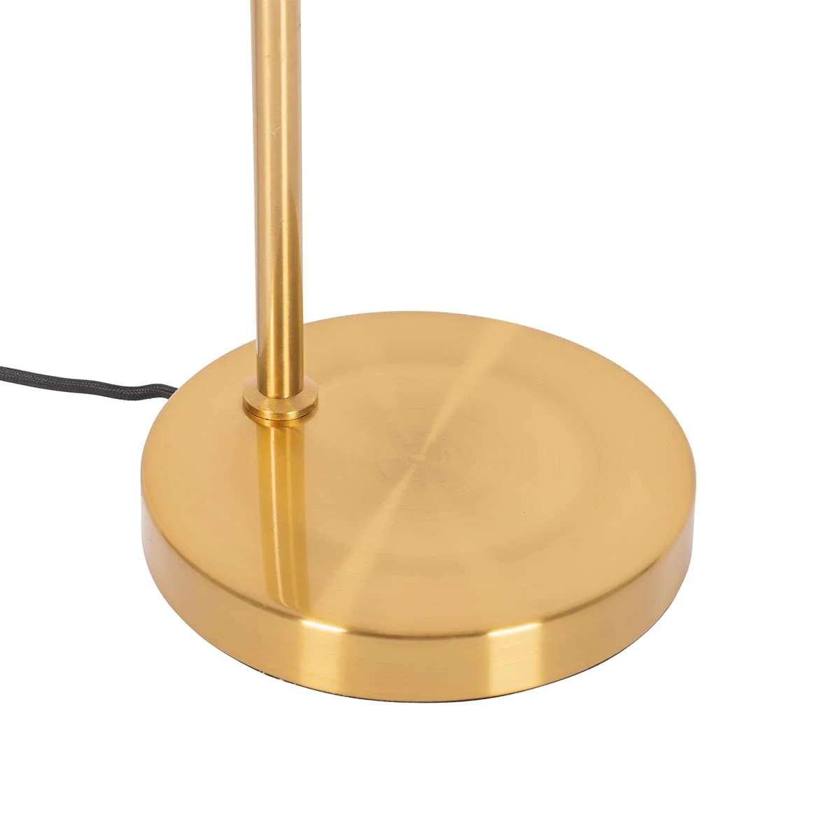 Настільна лампа Qazqa Design Art Deco Flore Золото/Латунь Опалове скло Сталева куля E14, фото №6