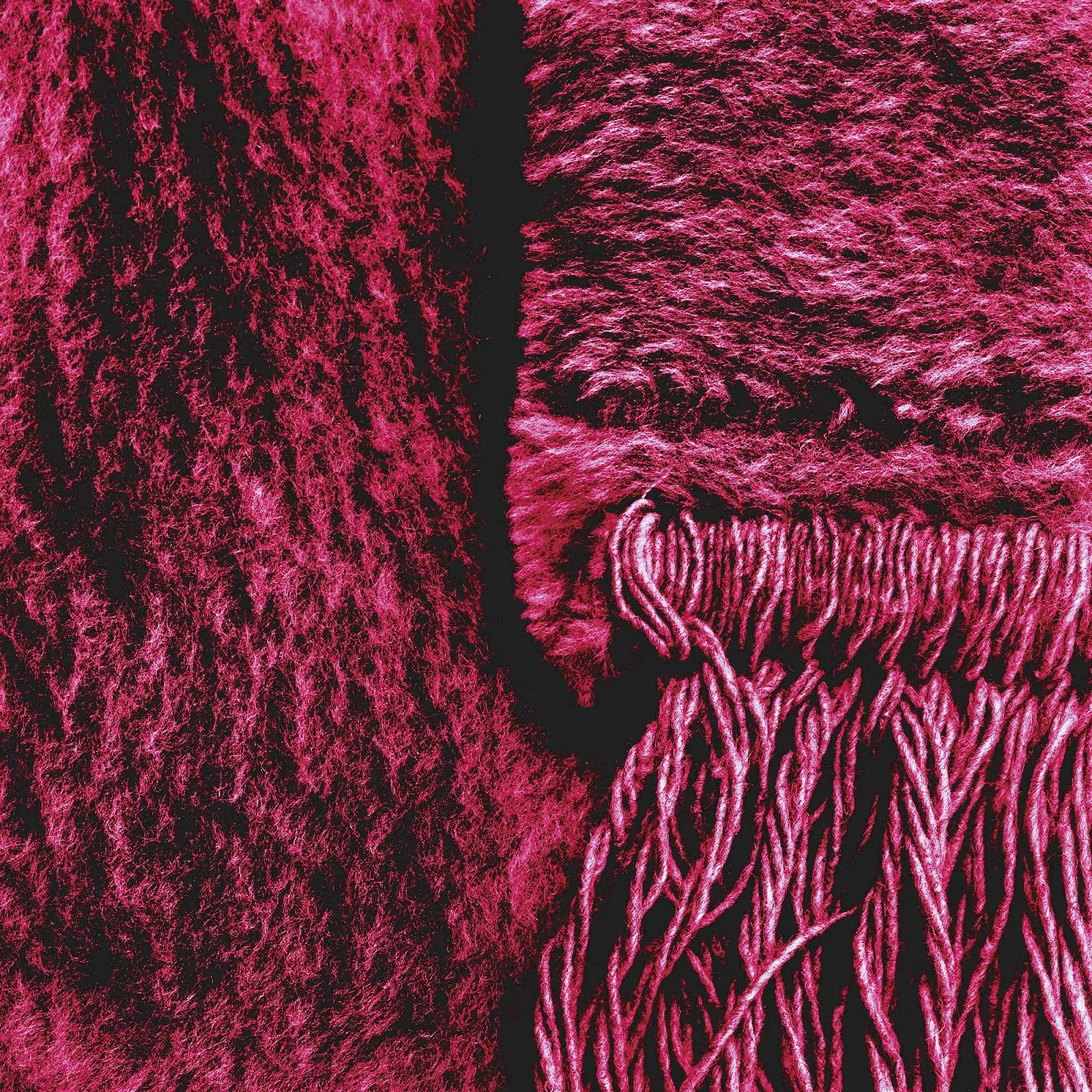 Покривало KADAX М'яке з бахромою 150 см x 200 см Червоний, фото №4