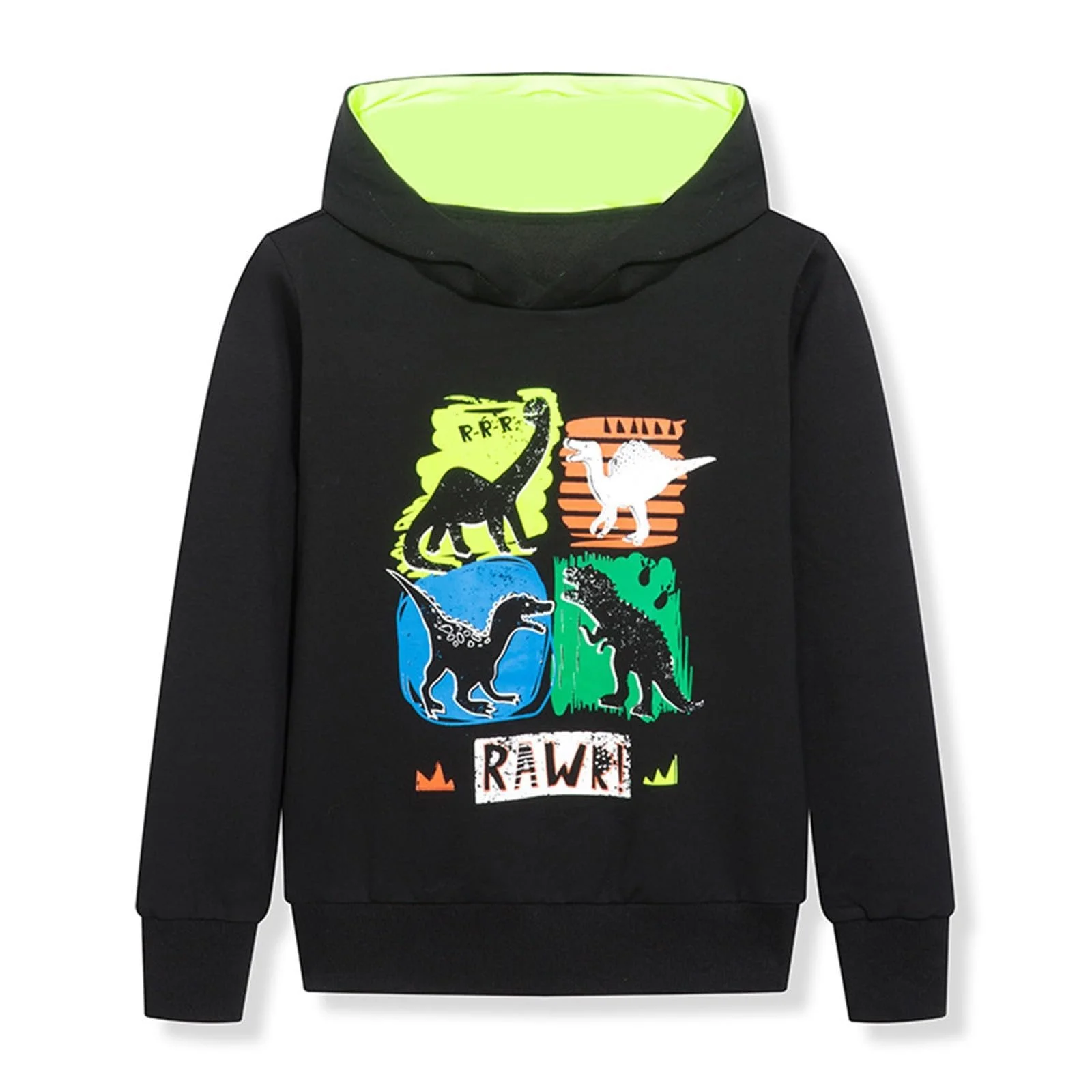 Пуловер з капюшоном Generisch Дитячий Довгий рукав Динозавр, фото №1