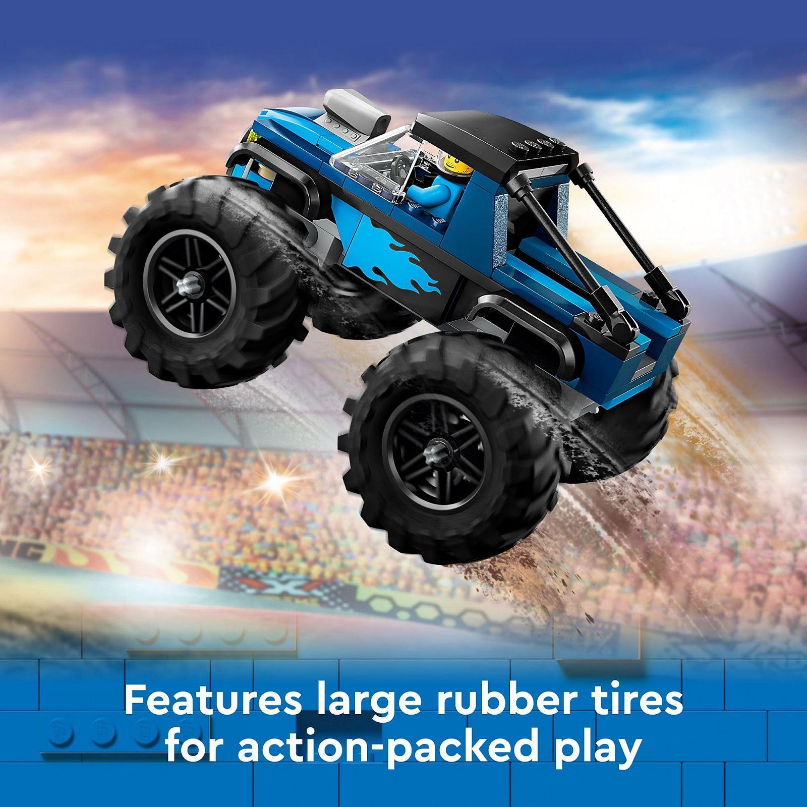 Игровой набор LEGO City Monster Truck 60402 Синий, фото №3 Игровой набор LEGO City Monster Truck 60402 Синий, фото №3