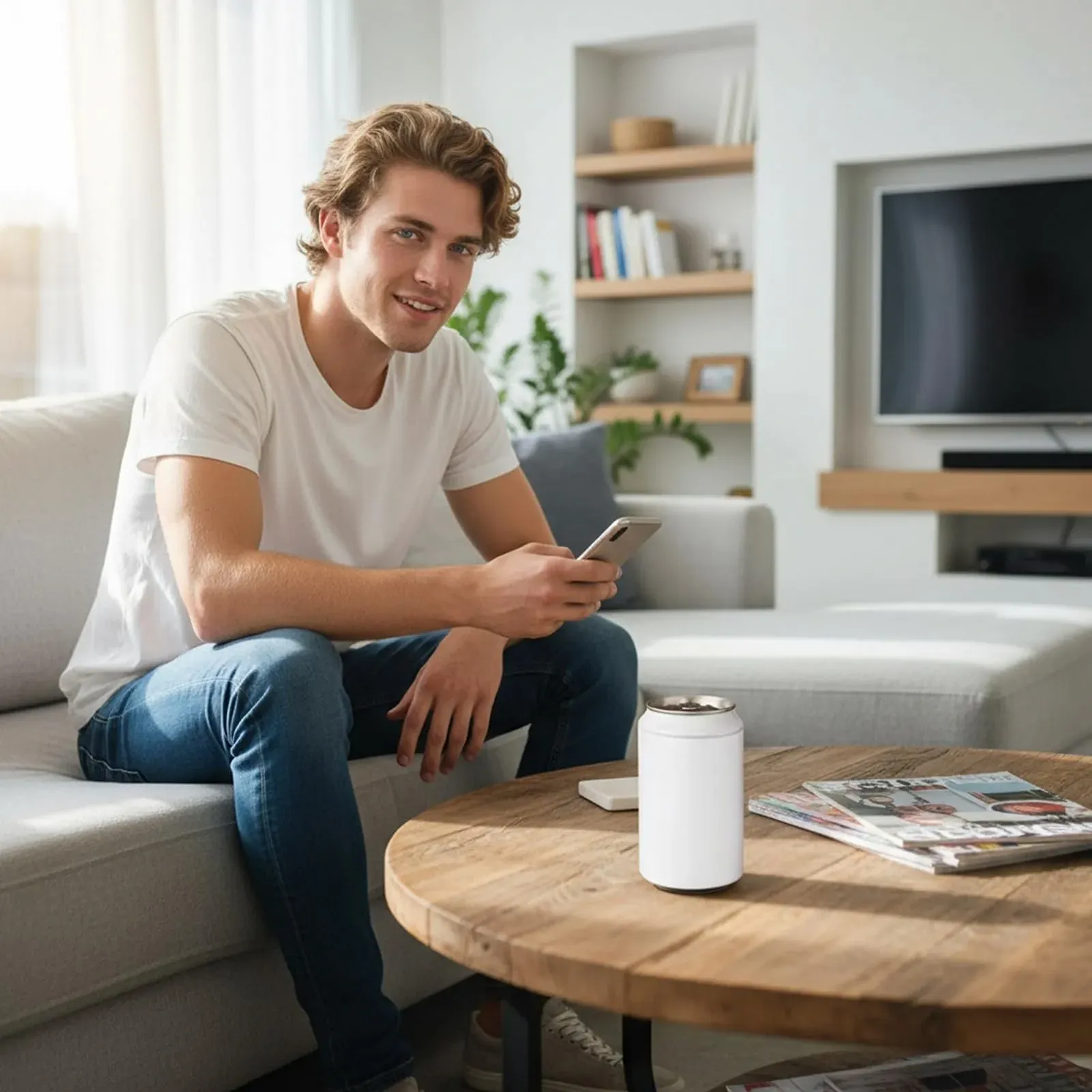 Сейф-тайник в форме жестяной банки для ценностей, фото №3