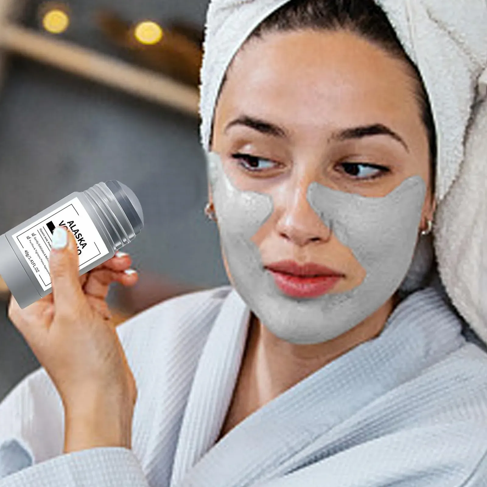 Маска для обличчя Aceirropy Clean Face Mud, що зменшує жирний блиск, глиняна, фото №3