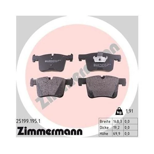 Тормозной диск ZIMMERMANN SPORT Z 150.2901.52 для BMW передняя ось, фото №4
