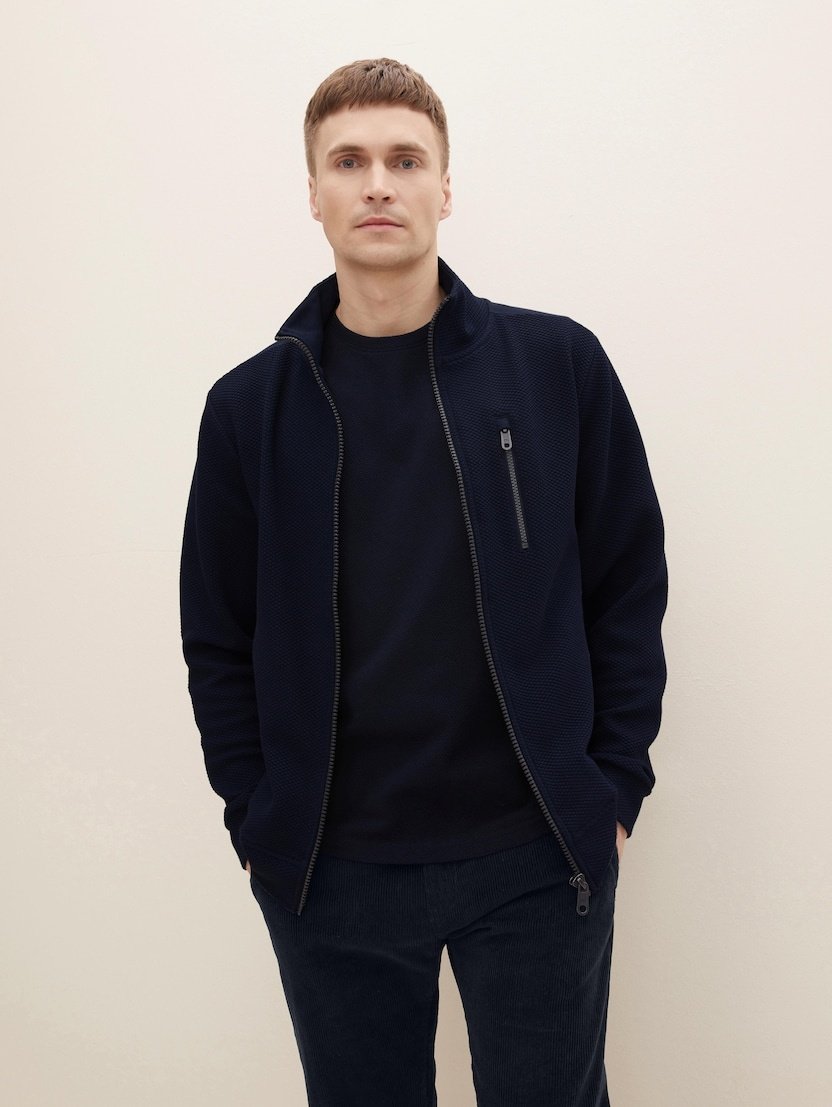 Ветровка Tom Tailor Structured Jacket 1030556XX1010668 Темно-синий S, фото №1