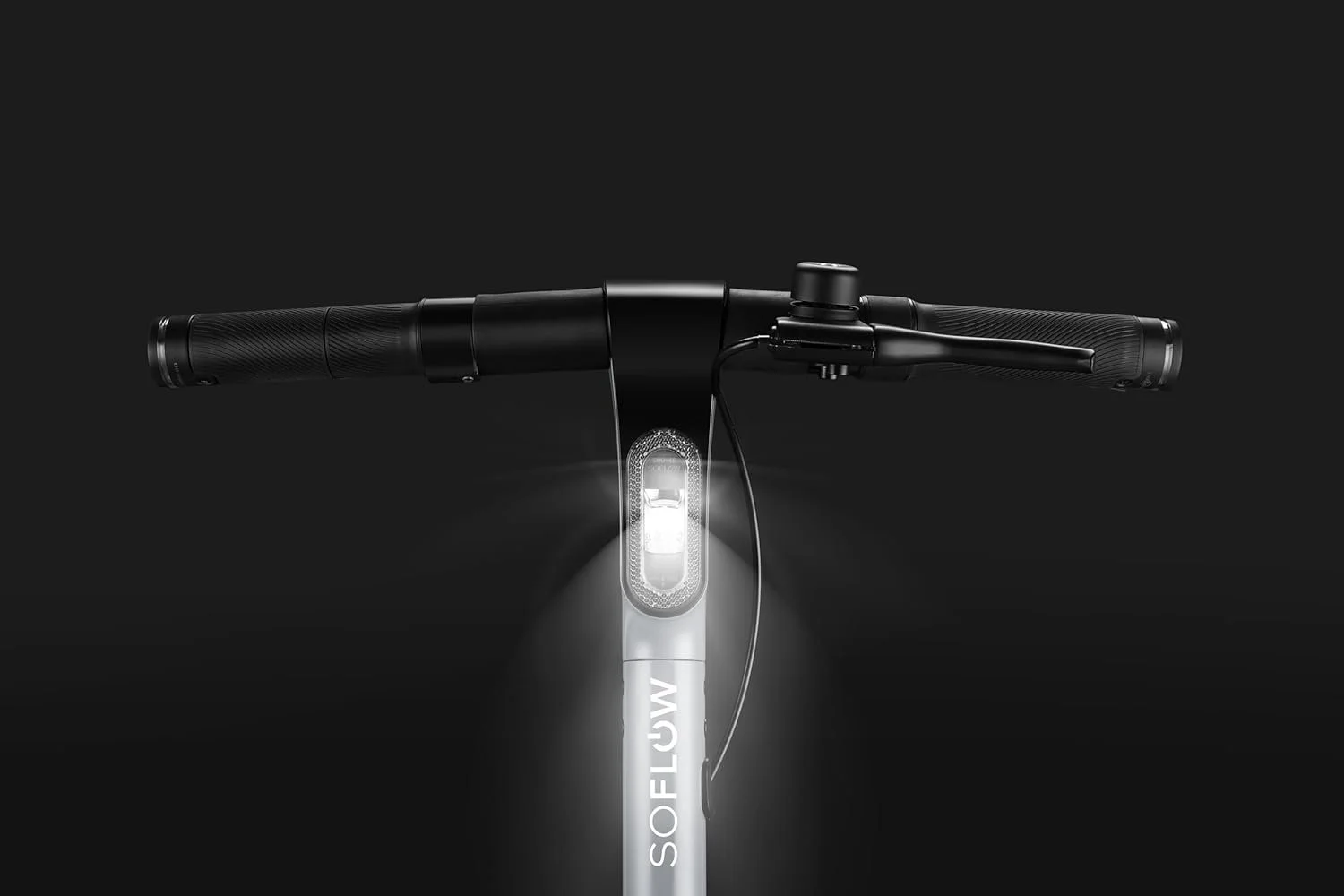 Електросамокат SOFLOW SO ONE+ / 40 км запас ходу / 500 Вт / 9" колеса / 120 кг навантаження / 22 км/г /  Сріблясто-сірий, фото №9