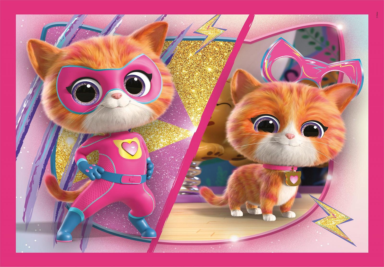 Пазл 4 в 1 Clementoni Disney Super Kitties 21531 від 3 років, фото №1