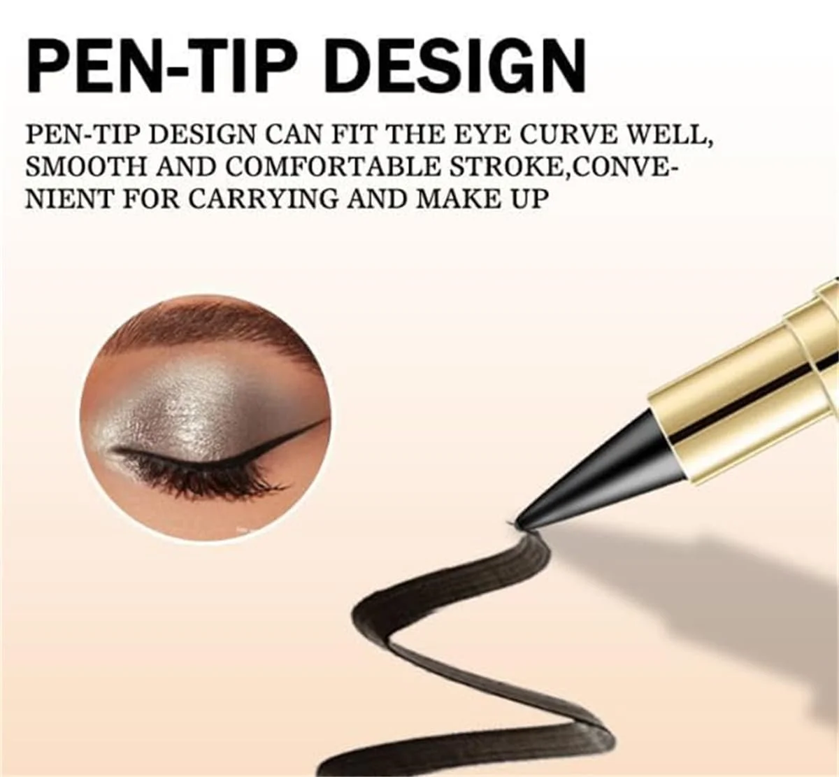 Гелевый Карандаш Ayky Long Wear Gel Eyeliner Черный, фото №5