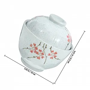 Горщик для тушкування керамічний з кришкою японський для супів та пудингів Microwave Safe synthetic.ua - Фото 1