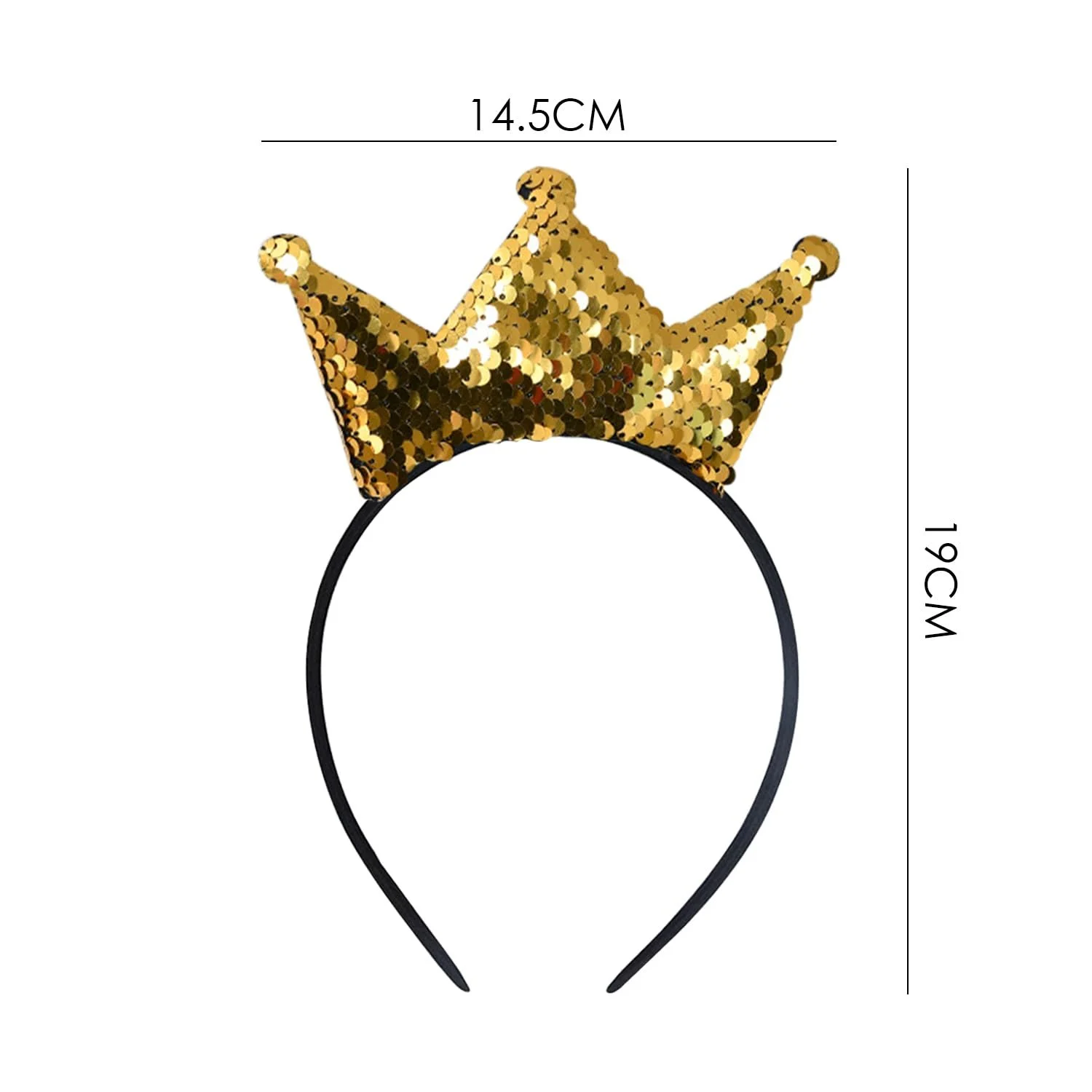 Обруч Золотая Корона для волос, 2 шт., фото №2 Обруч Золотая Корона для волос, 2 шт., фото №2