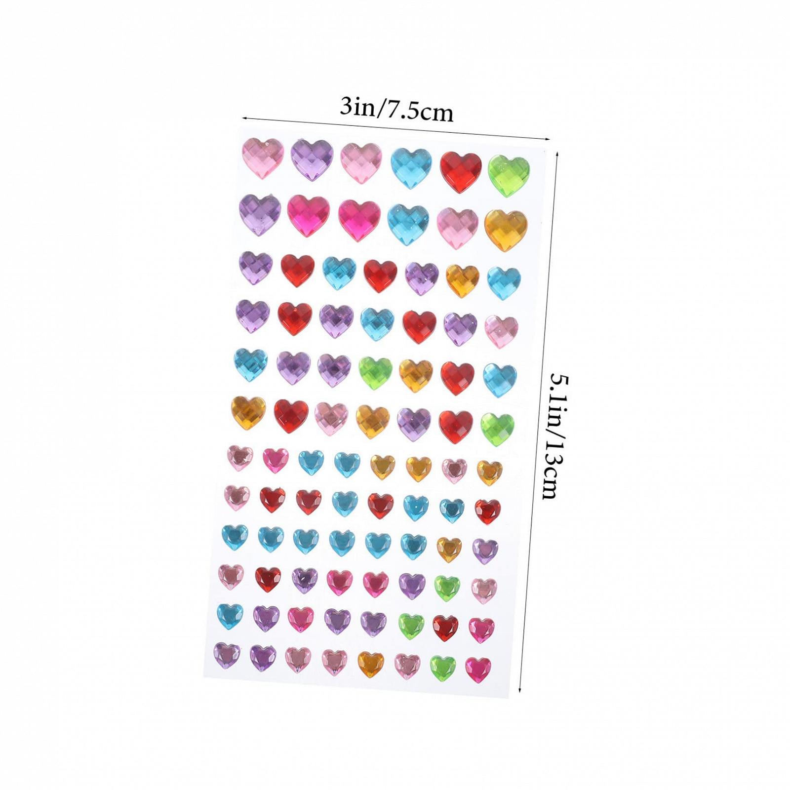 Самоклеющиеся кристаллы для лица 12 листов, блестящие камни для рукоделия, стразы для макияжа и украшений для мобильных телефонов, скрапбуков и творческих проектов, фото №2