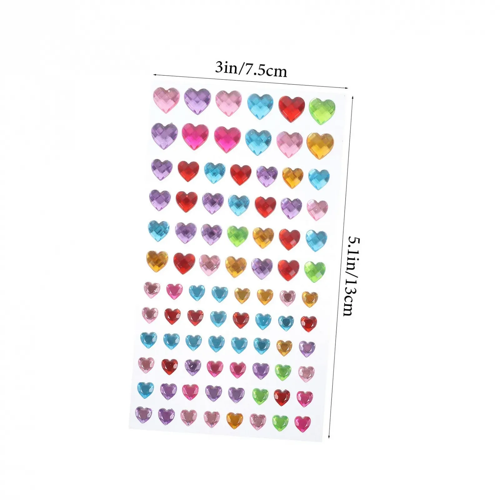 Самоклеющиеся кристаллы для лица 12 листов, блестящие камни для рукоделия, стразы для макияжа и украшений для мобильных телефонов, скрапбуков и творческих проектов, фото №2