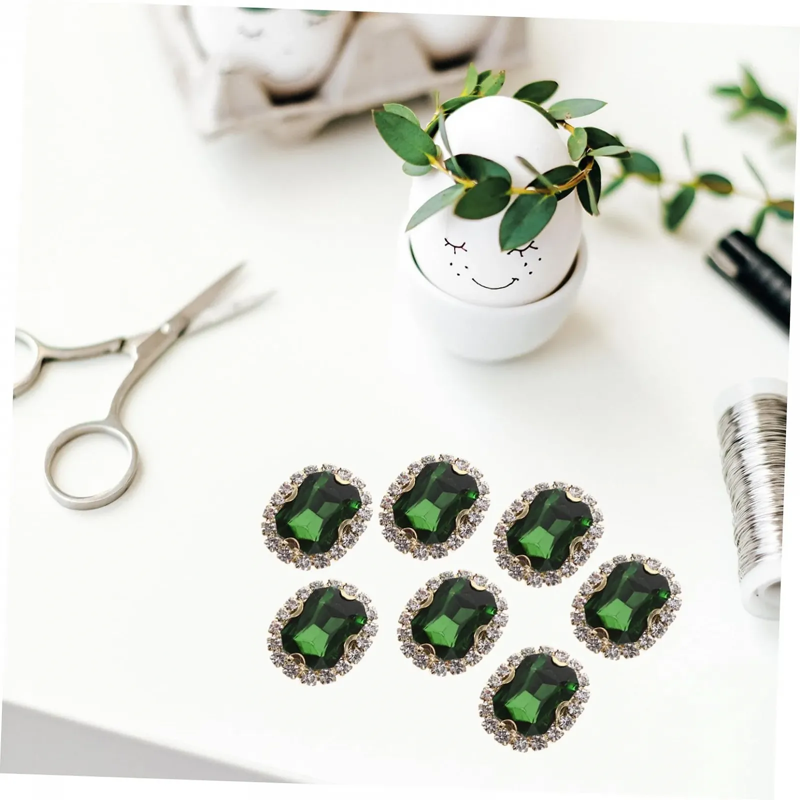 Стразы PLAFOPE для ручного шитья, 20 шт, сверхпрочные, мини-кисточки для декоративной одежды и поделок, фото №3