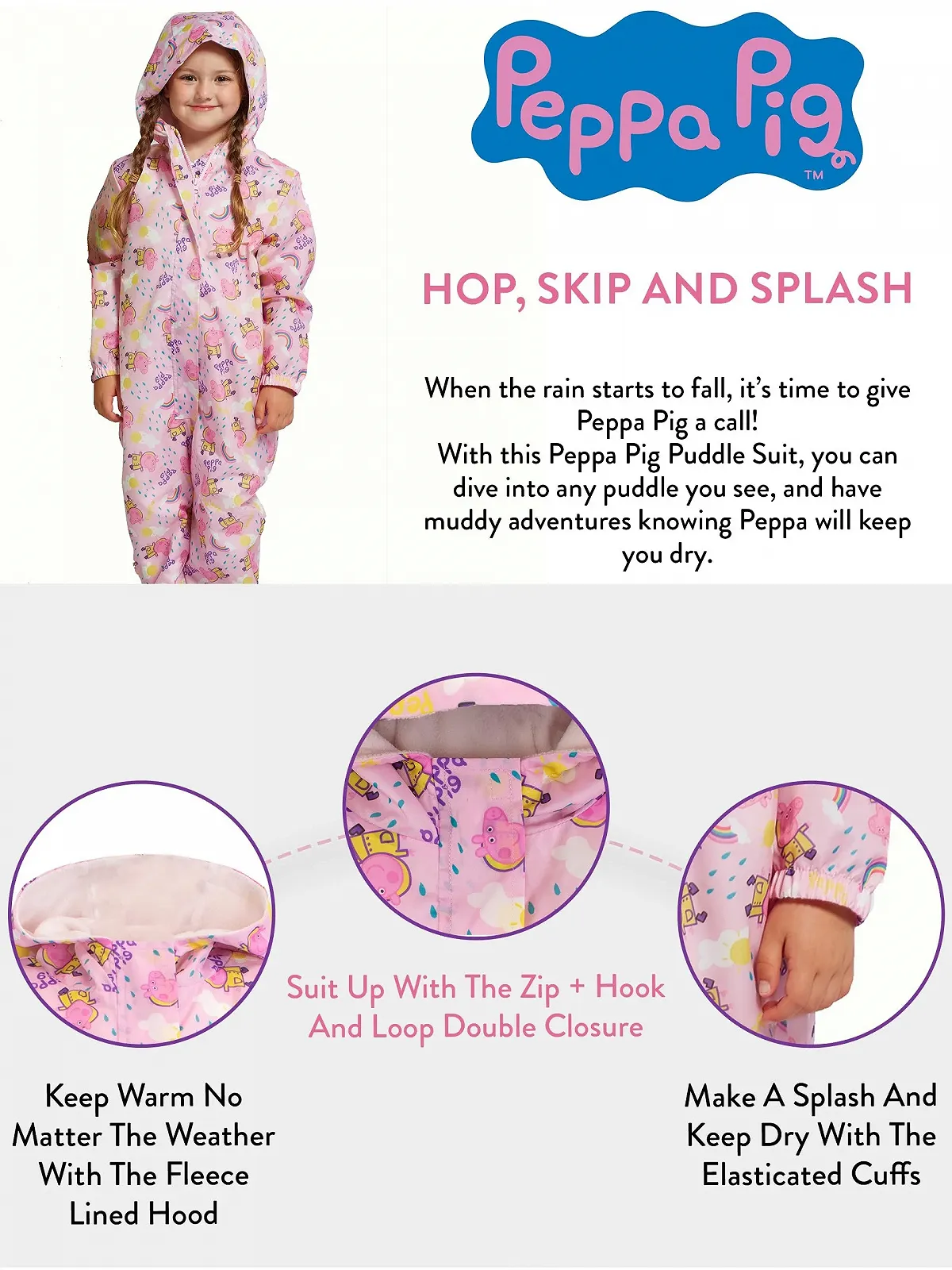 Дождевой комбинезон Peppa Pig, фото №5