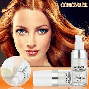Крем Flawless Colour Changing Foundation Full Coverage Oil Control з SPF 15 Відтінок Nude для зрілої шкіри 30 мл synthetic.ua - Фото 1
