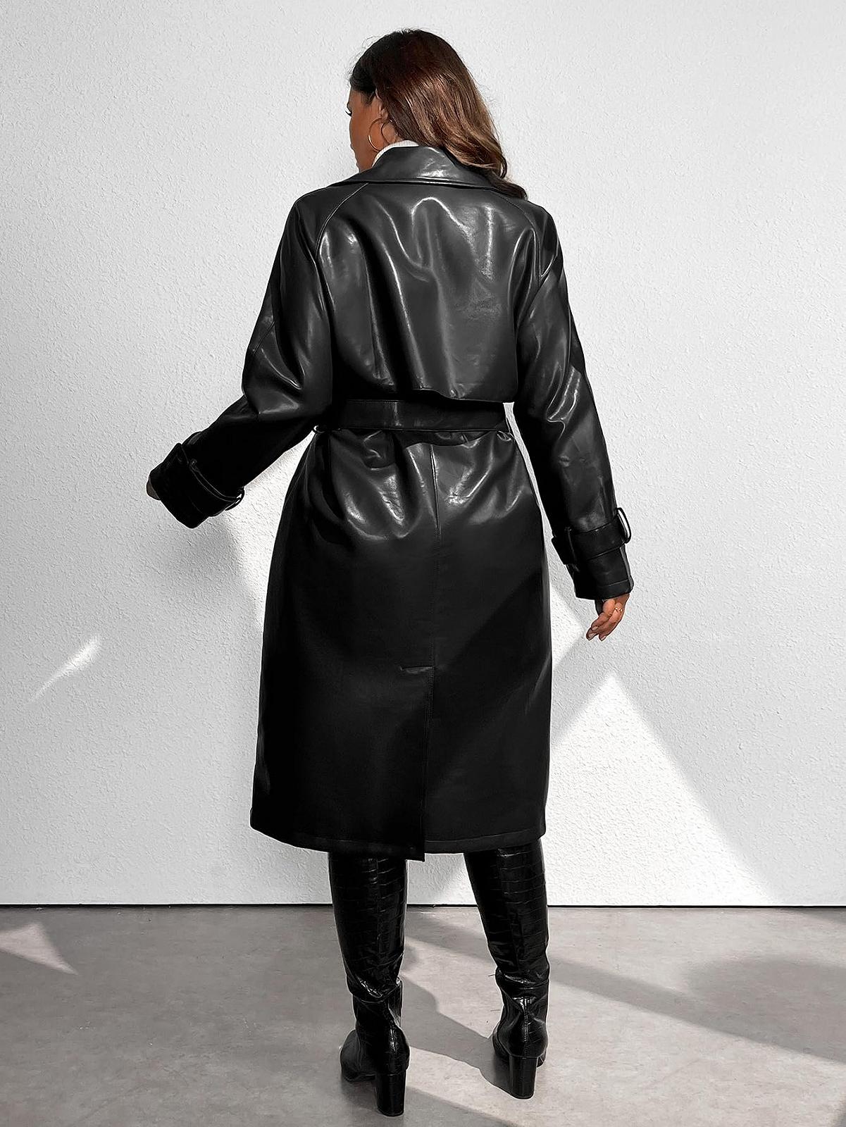 Куртка Geschallino Женская из искусственной кожи Большие Размеры Короткая, фото №5 Куртка Geschallino Женская из искусственной кожи Большие Размеры Короткая, фото №5