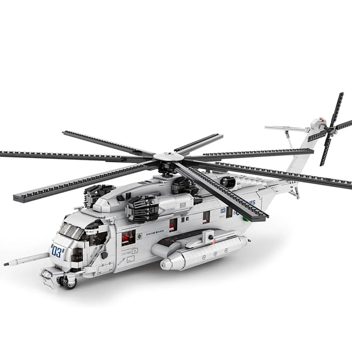 Конструктор Technology Военный самолет, 2192 детали, 1/35 CH-53E Super Stallion, Современный военный вертолет, Mocsage, Совместим с крупными брендами, фото №1