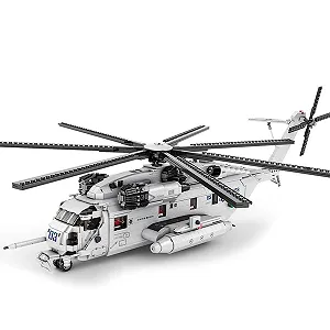 Конструктор Technology Военный самолет, 2192 детали, 1/35 CH-53E Super Stallion, Современный военный вертолет, Mocsage, Совместим с крупными брендами - Фото 1