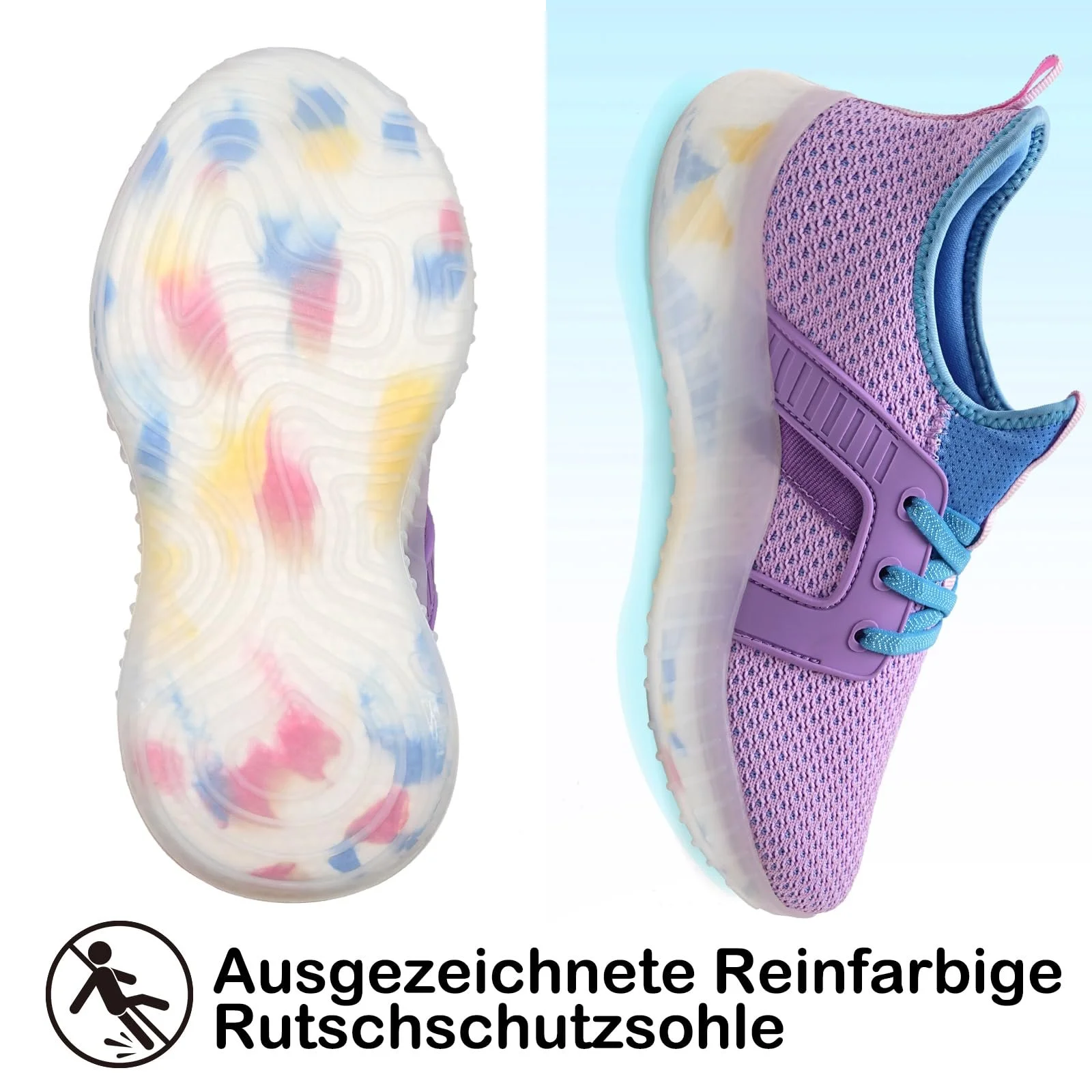 Кроссовки IceUnicorn для девочек, детские комнатные туфли, спортивная обувь, слипоны для подростков, фото №3