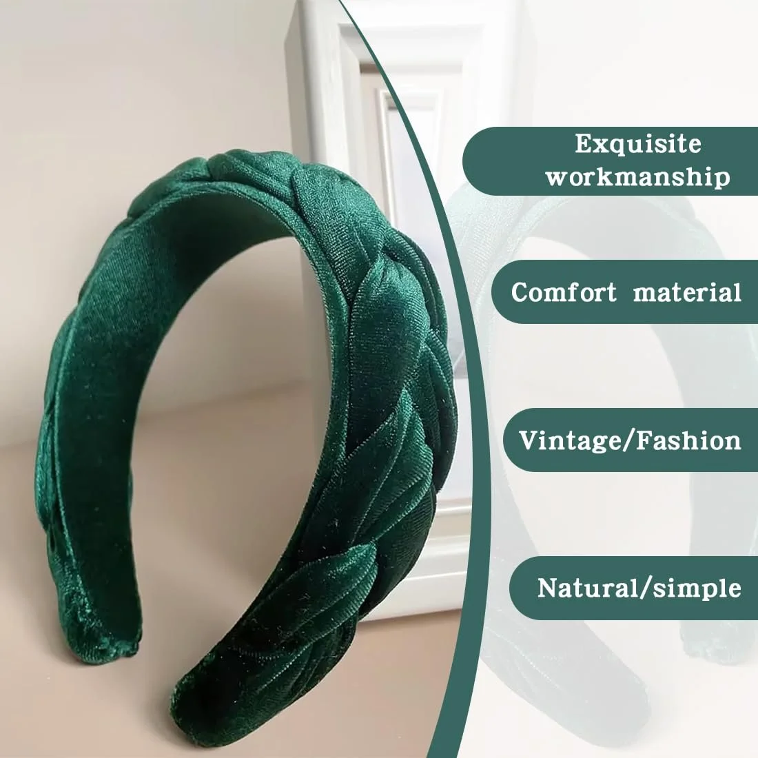 Обруч для волосся Плетений, фото №3