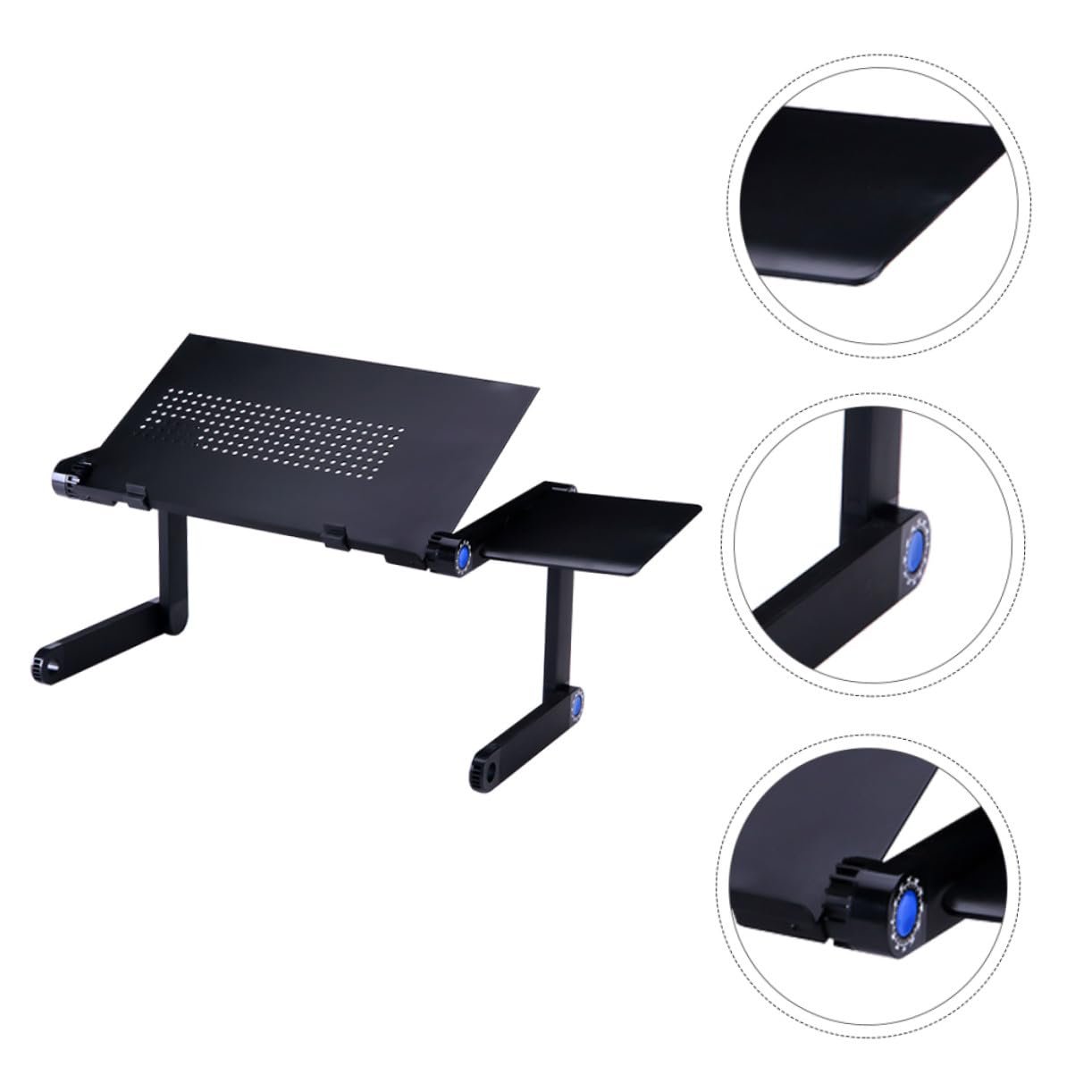 Регульована Підставка для Ноутбука Sewroro Алюмінієва з Ергономічним Дизайном Нахилу, фото №4