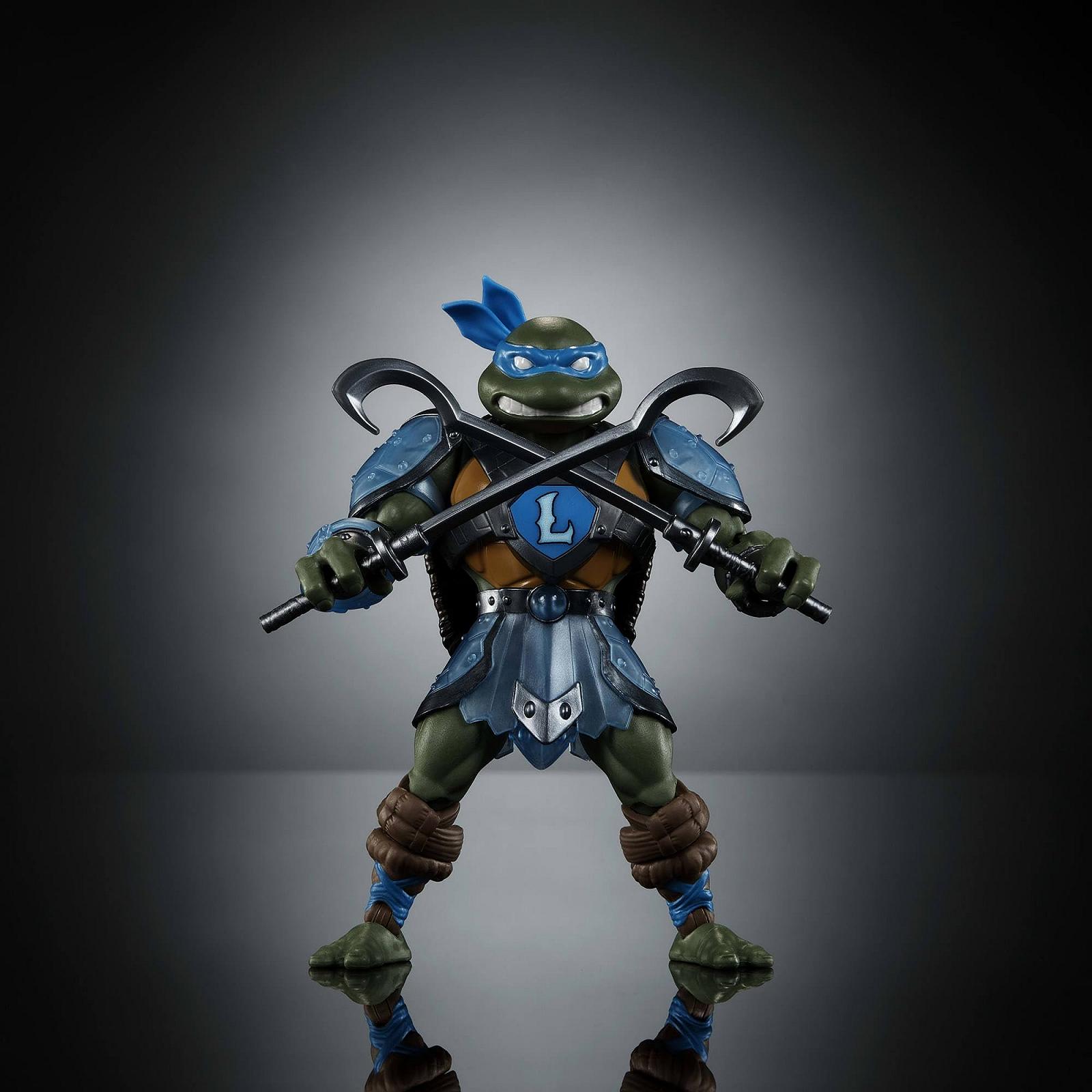 Фігурка Рухома Masters of the Universe Origins Turtles of Grayskull Леонардо Reptile Wars, фото №3
