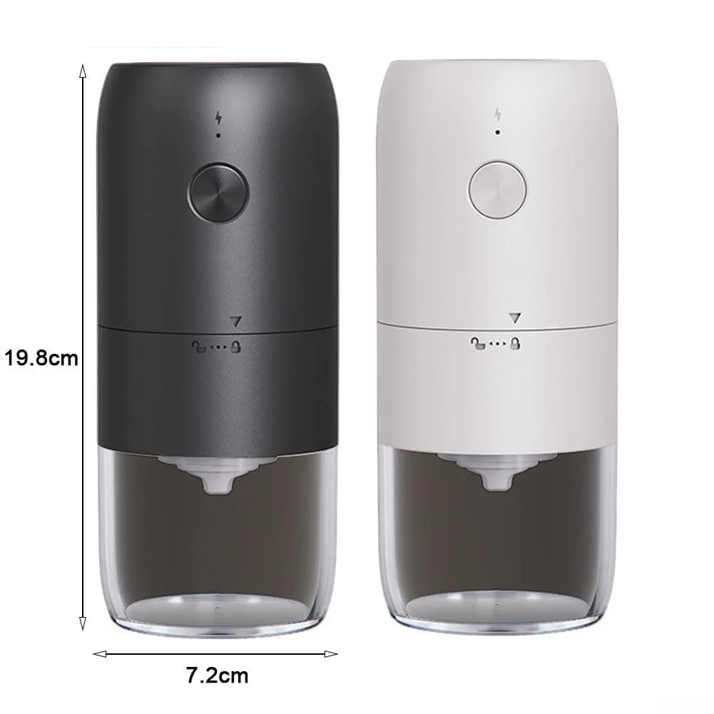 Электрическая кофемолка Zoegneer Automatic Electric Coarseness Portable для эспрессо, белая, фото №6