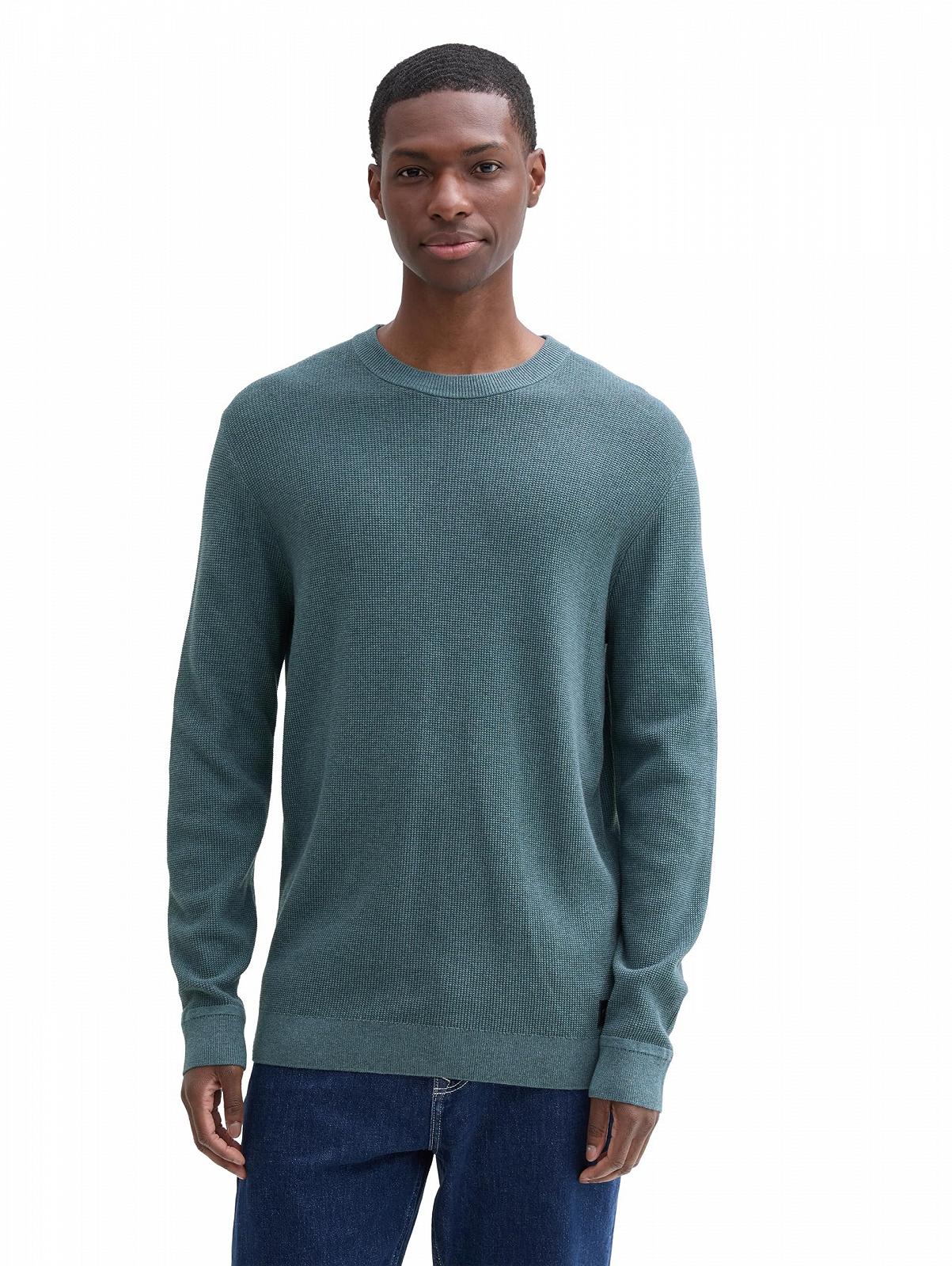 Джемпер TOM TAILOR Basic Трикотажный Хлопковый Мужской, фото №1