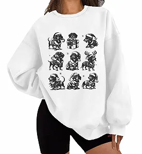 Рождественский свитшот Dachshund - Фото 1