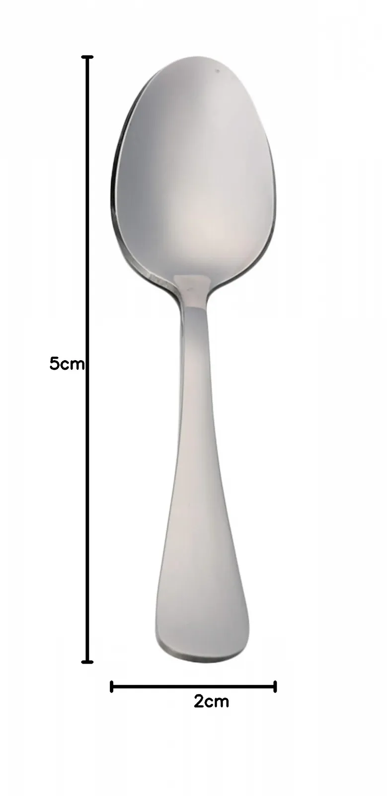 Ложки для кави, набір 12 штук, Timeless Design, нержавіюча сталь 18/0, 12.5 x 2.6 см, фото №6