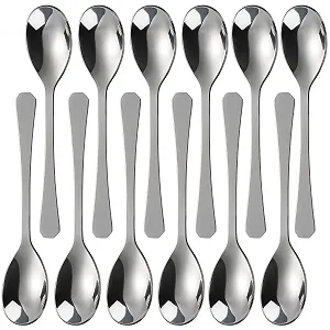 Ложки из нержавеющей стали 12 штук - Фото 1