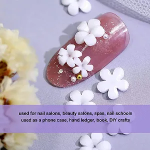 Стразы для ногтей 3D Цветы смолы DIY украшения для ногтей 2 коробки по 12 отделений synthetic.ua - Фото 1